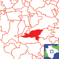 CheritonBishop Location Map