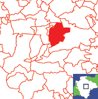 Colebrooke Location Map