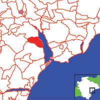 Powderham Location Map