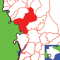 Tavistock Location Map