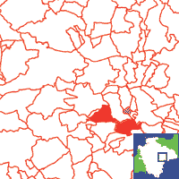 Alphington Location Map