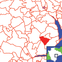 Ashcombe Location Map