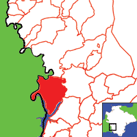 BereFerrers Location Map