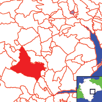 BoveyTracey Location Map