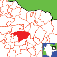 Broadhembury Location Map
