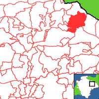 Burlescombe Location Map