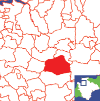 Burrington Location Map