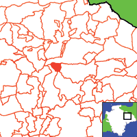 Butterleigh Location Map