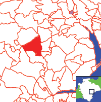 Christow Location Map