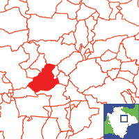 Coldridge Location Map