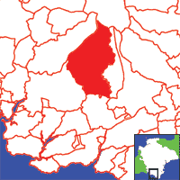 Cornwood Location Map