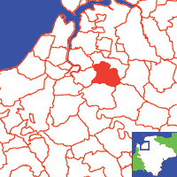 Huntshaw Location Map