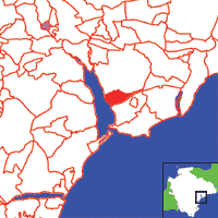 Lympstone Location Map