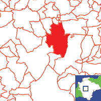 SampfordCourtenay Location Map
