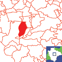 Spreyton Location Map