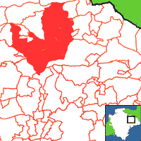 Tiverton Location Map