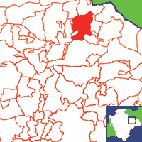 Uplowman Location Map