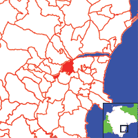 Wolborough Location Map